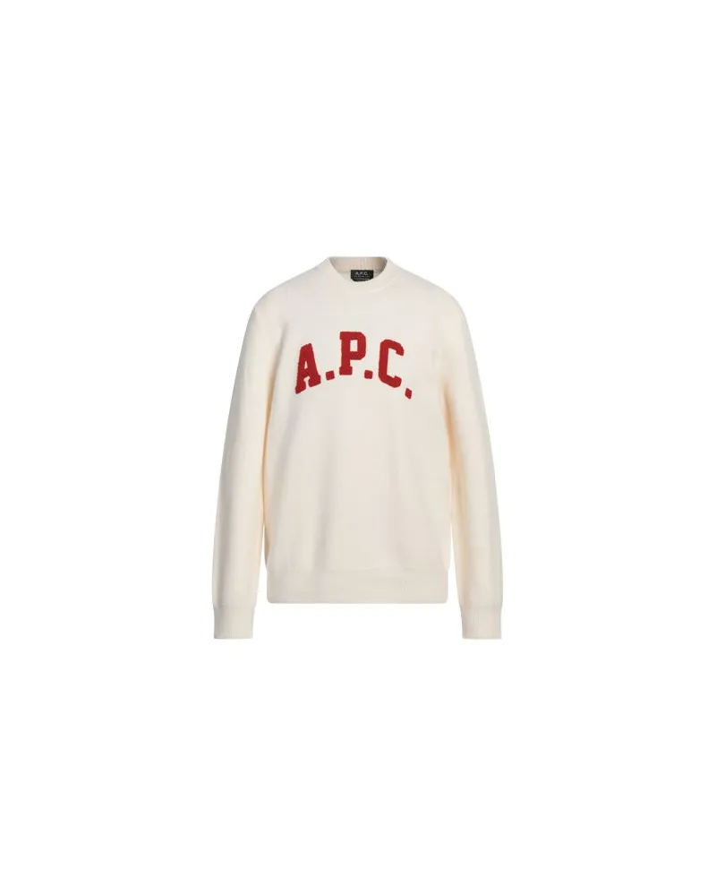 A.P.C. STRICKWAREN - Pulloverauf YOOX.COM Elfenbein