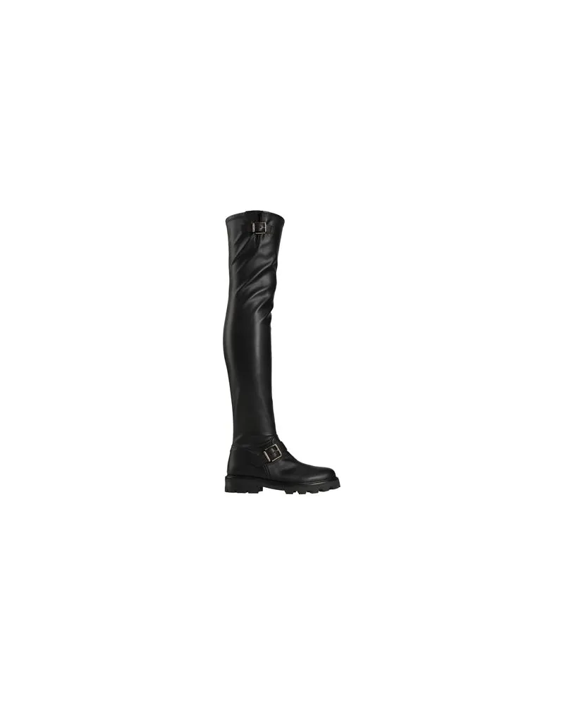 Jimmy Choo SCHUHE - Stiefelauf YOOX.COM Schwarz