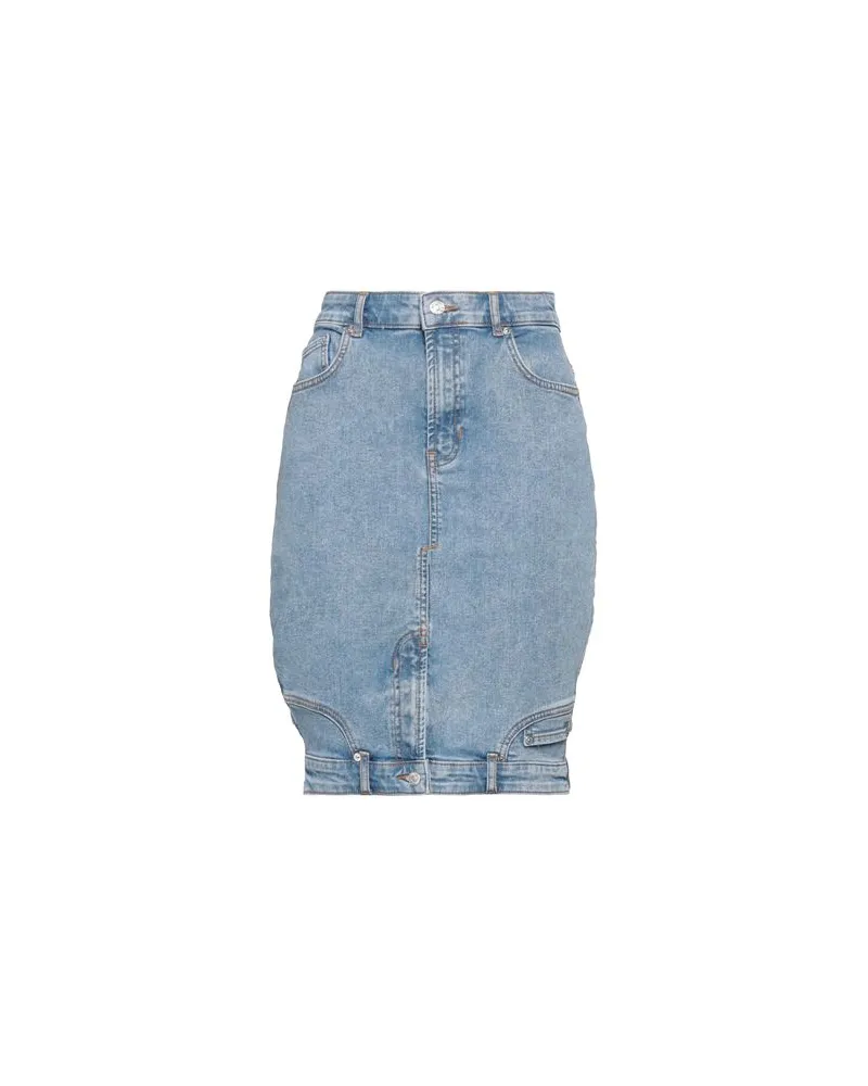 Moschino HOSEN & RÖCKE - Jeansröckeauf YOOX.COM Blau