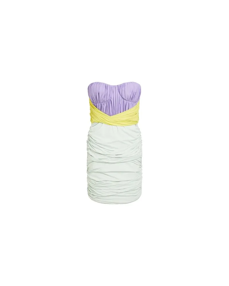 Elisabetta Franchi KLEIDER - Mini-Kleiderauf YOOX.COM Salbeigrün