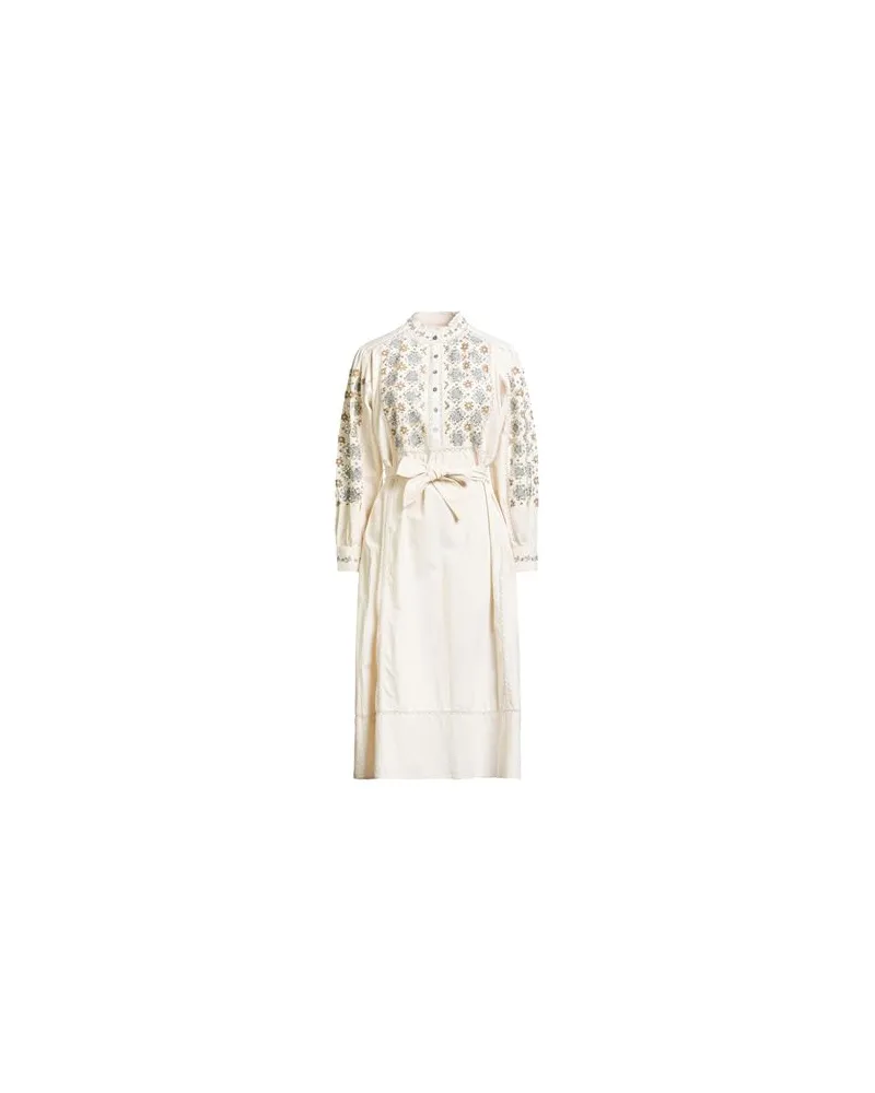 Antik Batik KLEIDER - Midi-Kleiderauf YOOX.COM Elfenbein