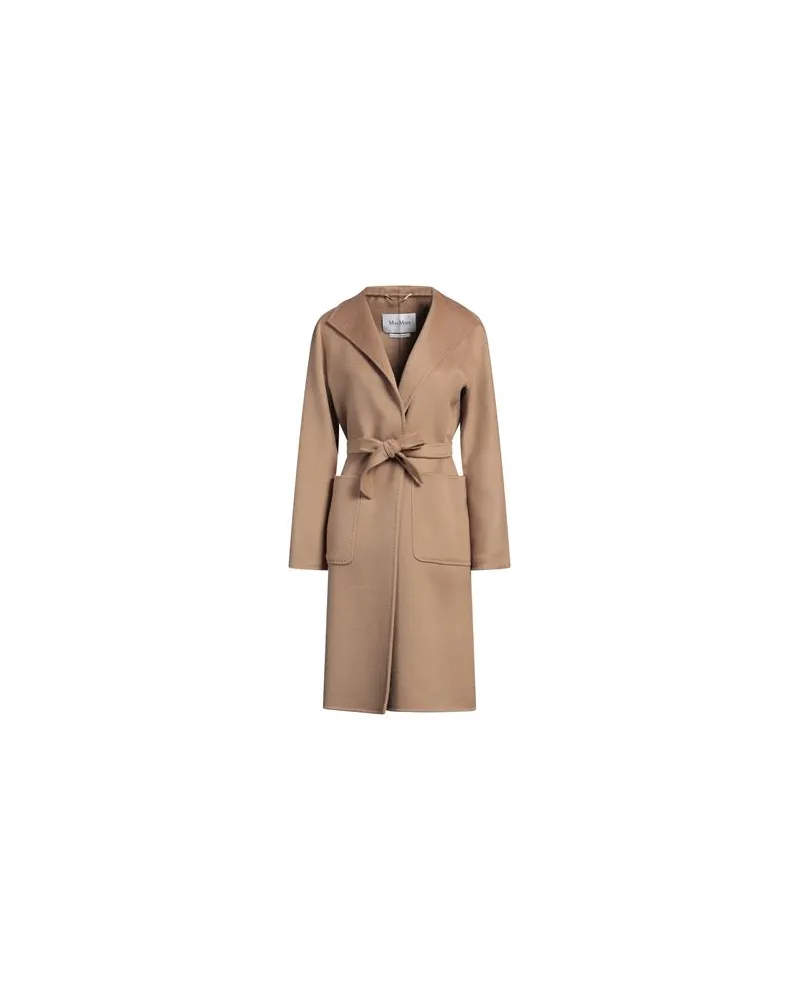 Max Mara JACKEN & MÄNTEL - Mäntelauf YOOX.COM Kamel