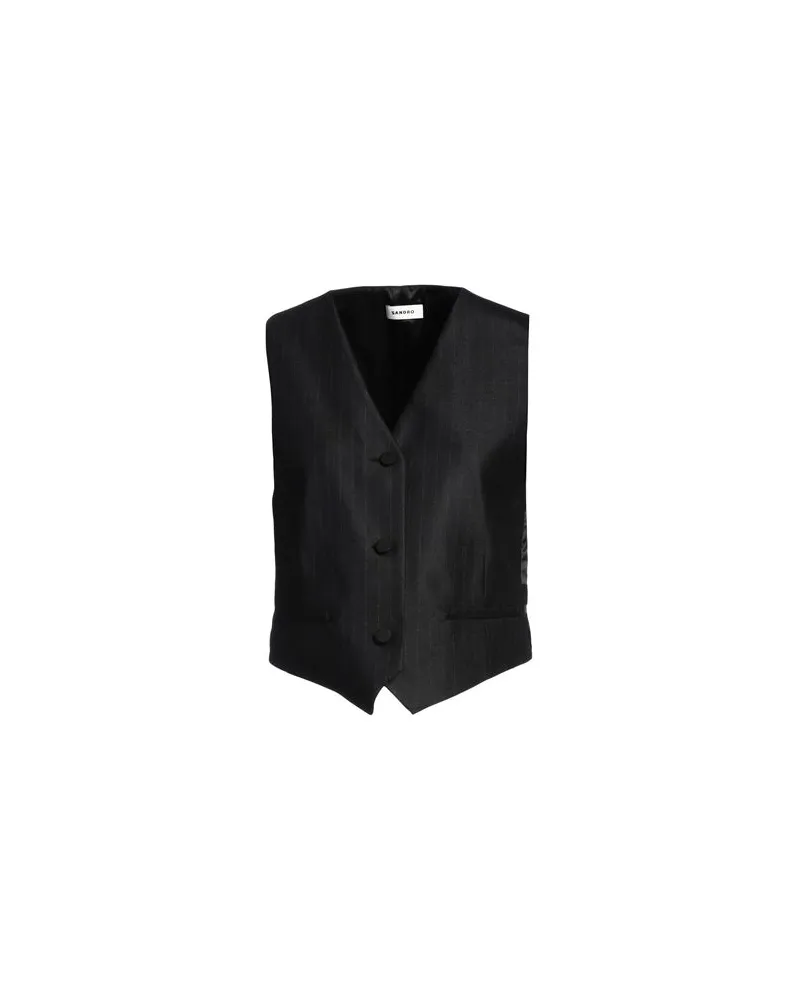 Sandro ANZÜGE und CO-ORDS - Couture-Westenauf YOOX.COM Schwarz