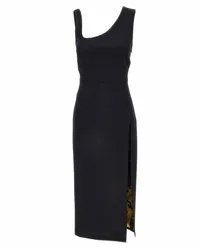 Versace Jeans Midi-Kleid Schwarz