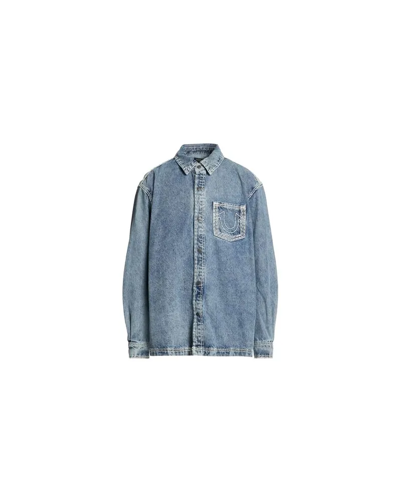 True Religion TOPS - Jeanshemdenauf YOOX.COM Blau