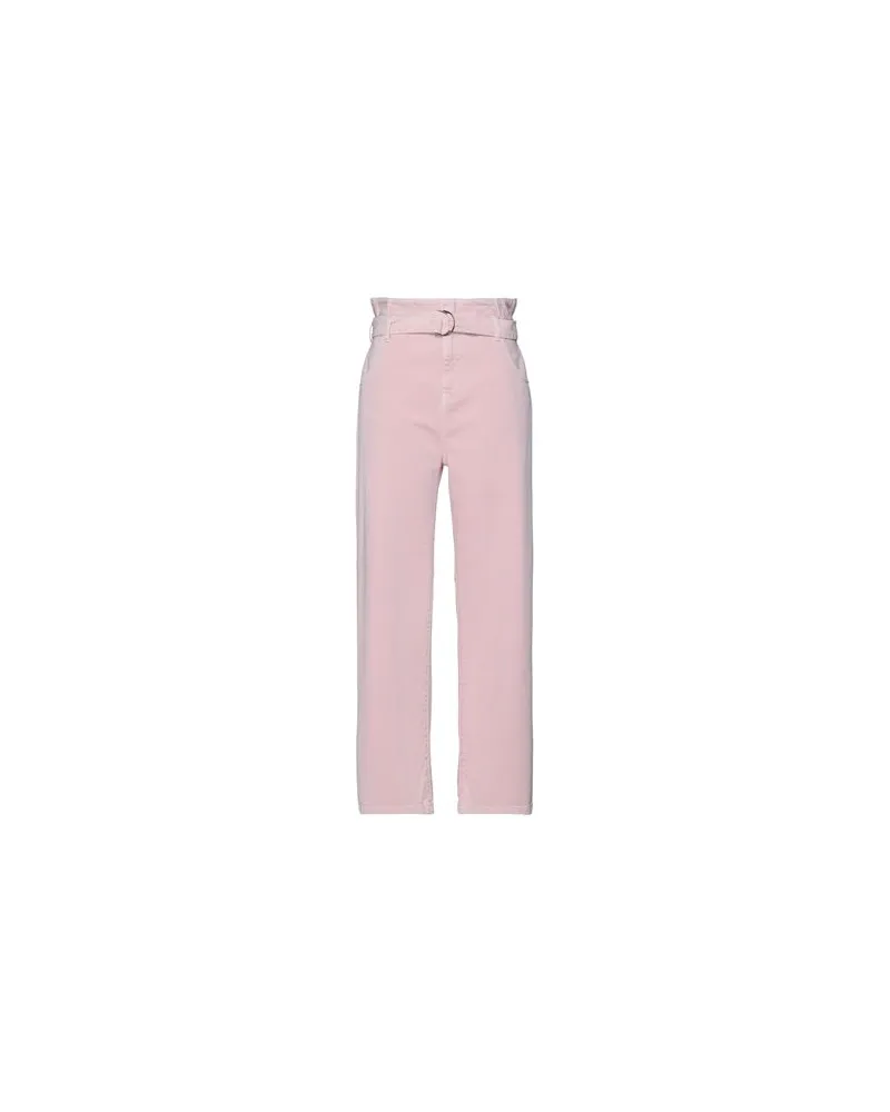 SOLOTRE HOSEN & RÖCKE - Jeanshosenauf YOOX.COM Rosa