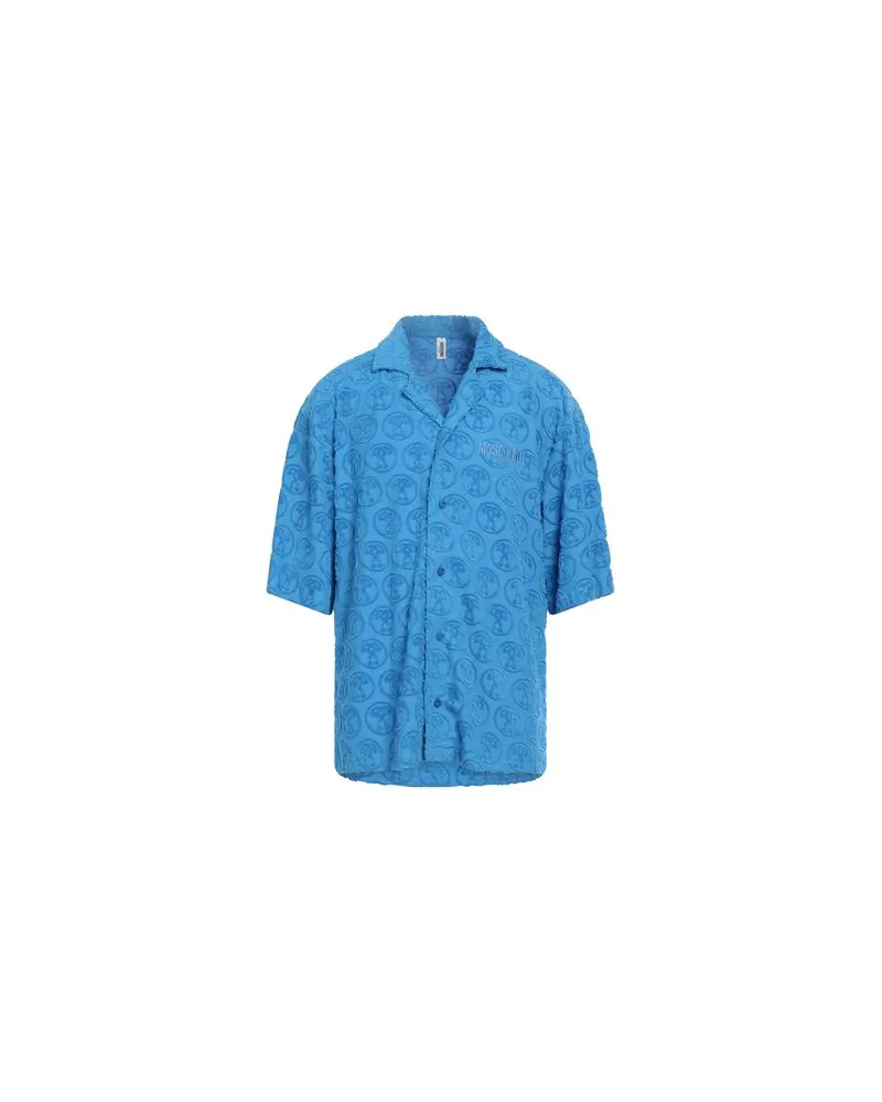 Moschino TOPS - Hemdenauf YOOX.COM Azurblau