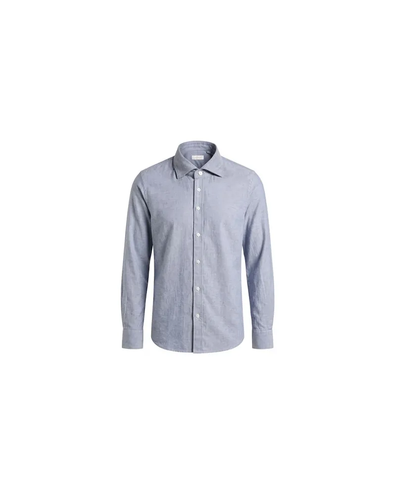 Glanshirt TOPS - Hemdenauf YOOX.COM Hellblau