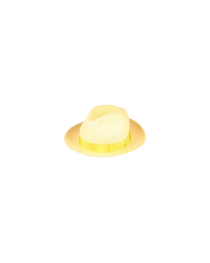 Borsalino ACCESSOIRES - Mützen & Hüteauf YOOX.COM Gelb