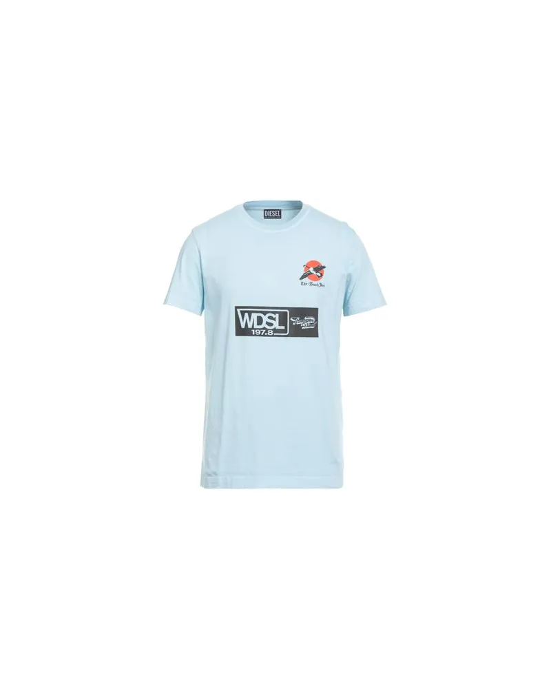 Diesel TOPS - T-shirtsauf YOOX.COM Himmelblau