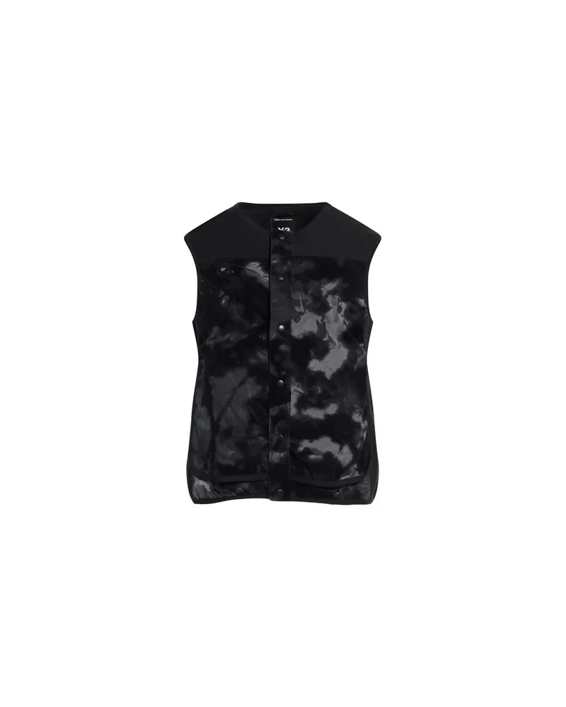 Y-3 JACKEN & MÄNTEL - Westenauf YOOX.COM Schwarz