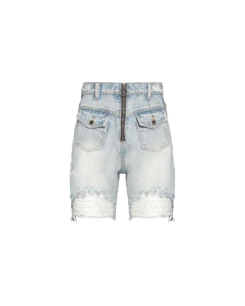 One Teaspoon HOSEN & RÖCKE - Jeansshortsauf YOOX.COM Blau