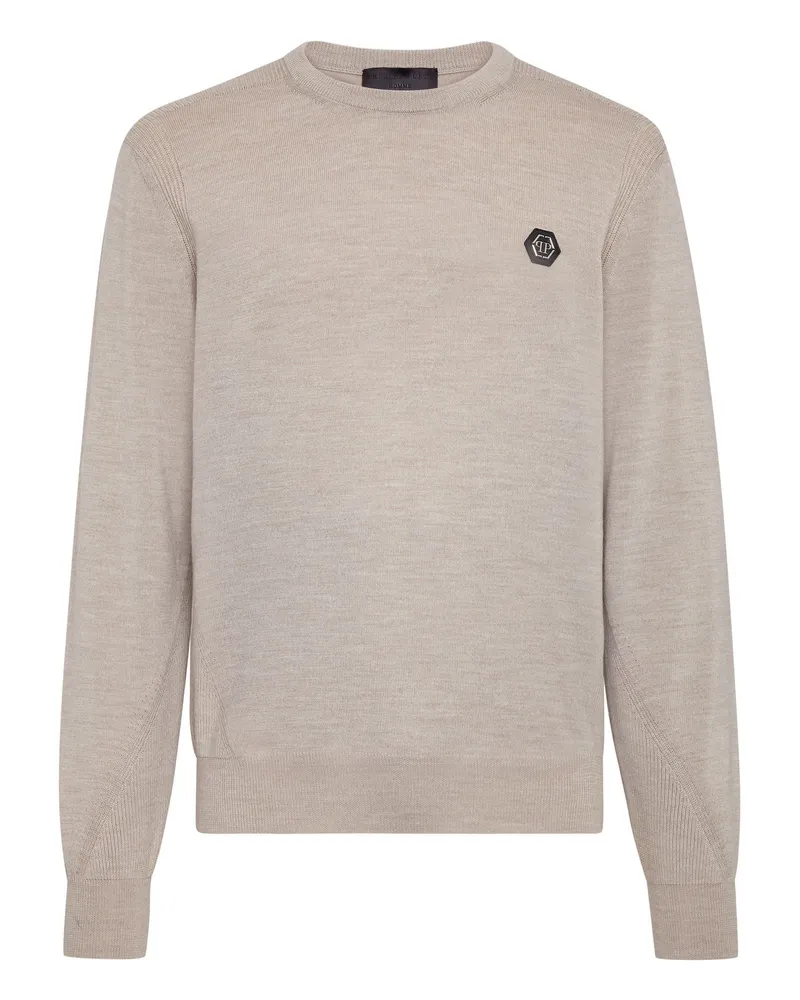 Philipp Plein Pullover Beige