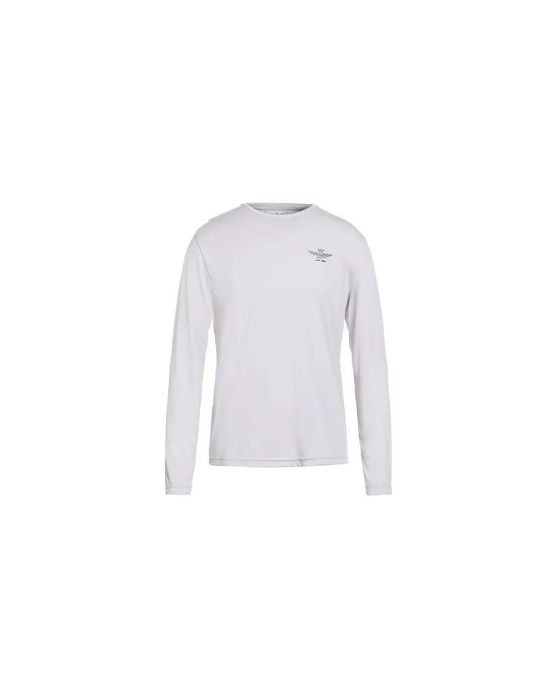 Aeronautica Militare TOPS - T-shirtsauf YOOX.COM Hellgrau