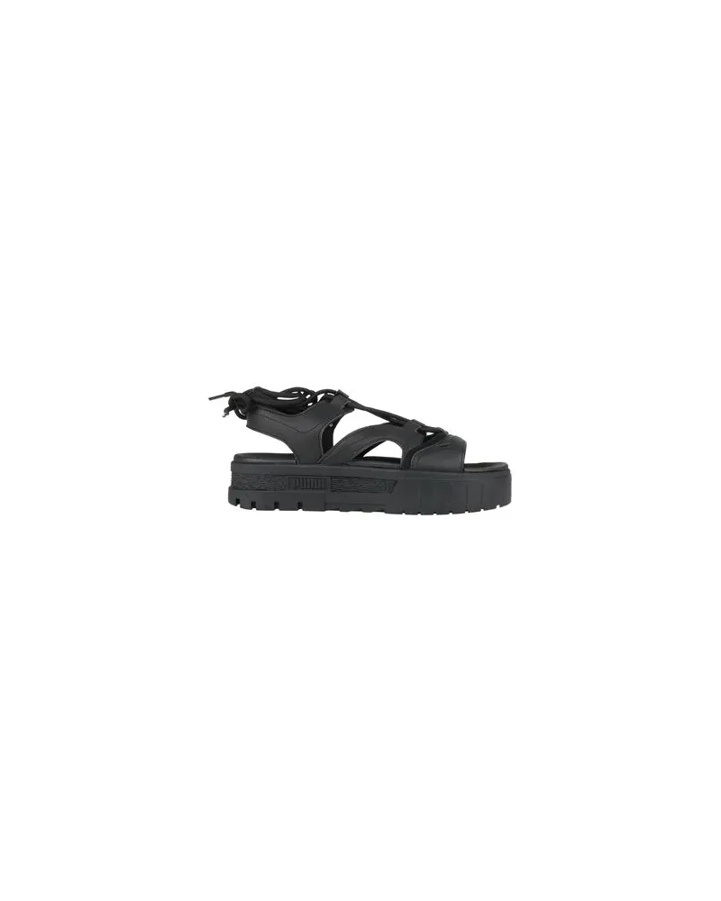 Puma Mayze Sandal Laces Wns  - SCHUHE - Sandalenauf YOOX.COM Schwarz