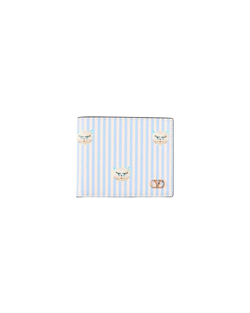 Valentino Garavani Kleinlederwaren - Brieftaschenauf YOOX.COM Himmelblau