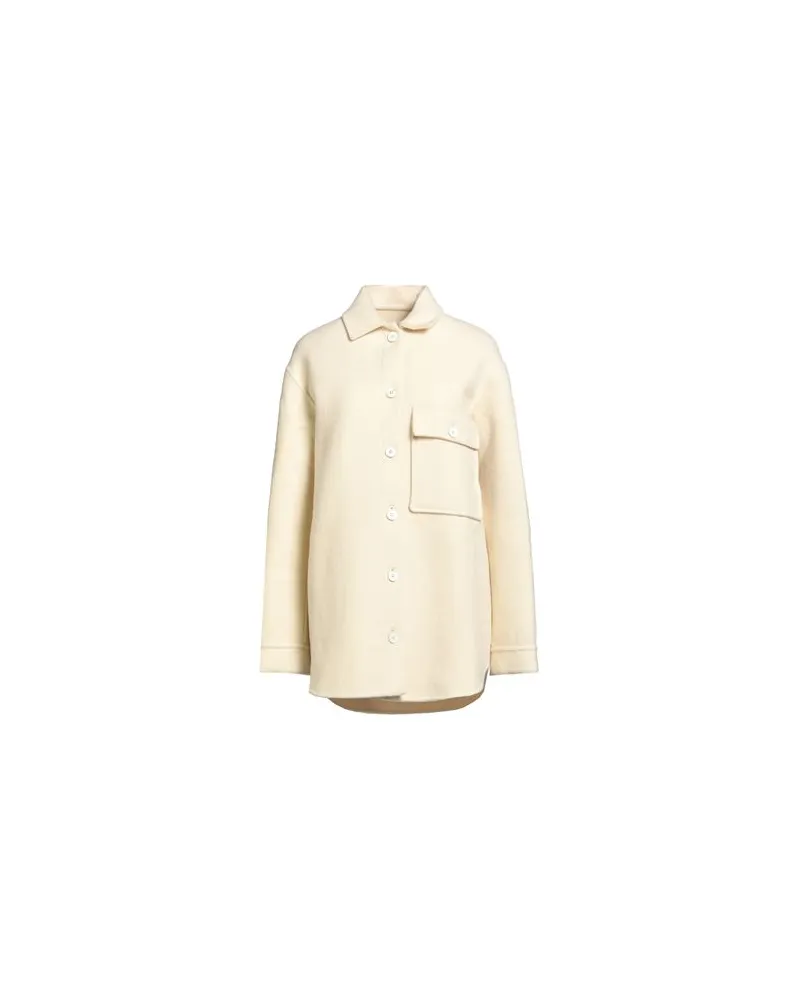Jil Sander JACKEN & MÄNTEL - Mäntelauf YOOX.COM Cremeweiß