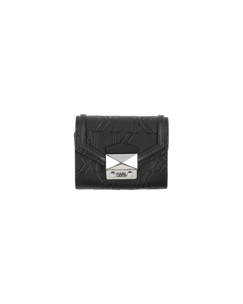 Karl Lagerfeld Kleinlederwaren - Brieftaschenauf YOOX.COM Schwarz