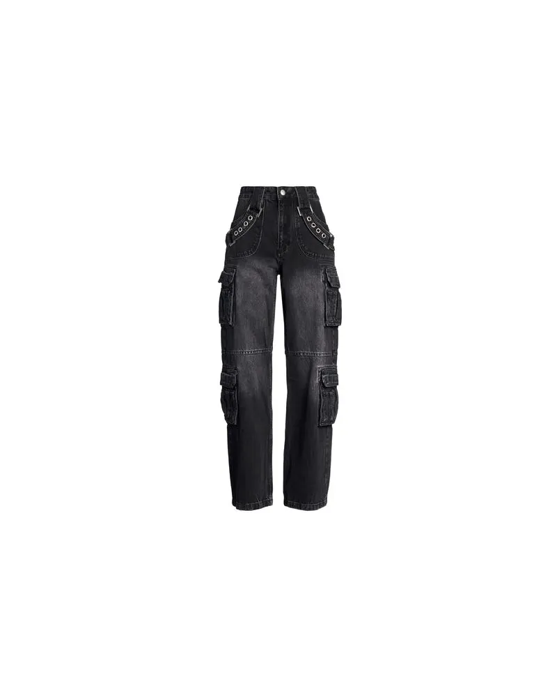 MISBHV HOSEN & RÖCKE - Jeanshosenauf YOOX.COM Schwarz