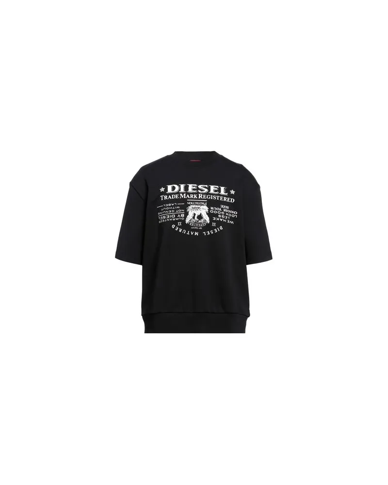Diesel TOPS - Sweatshirtsauf YOOX.COM Schwarz