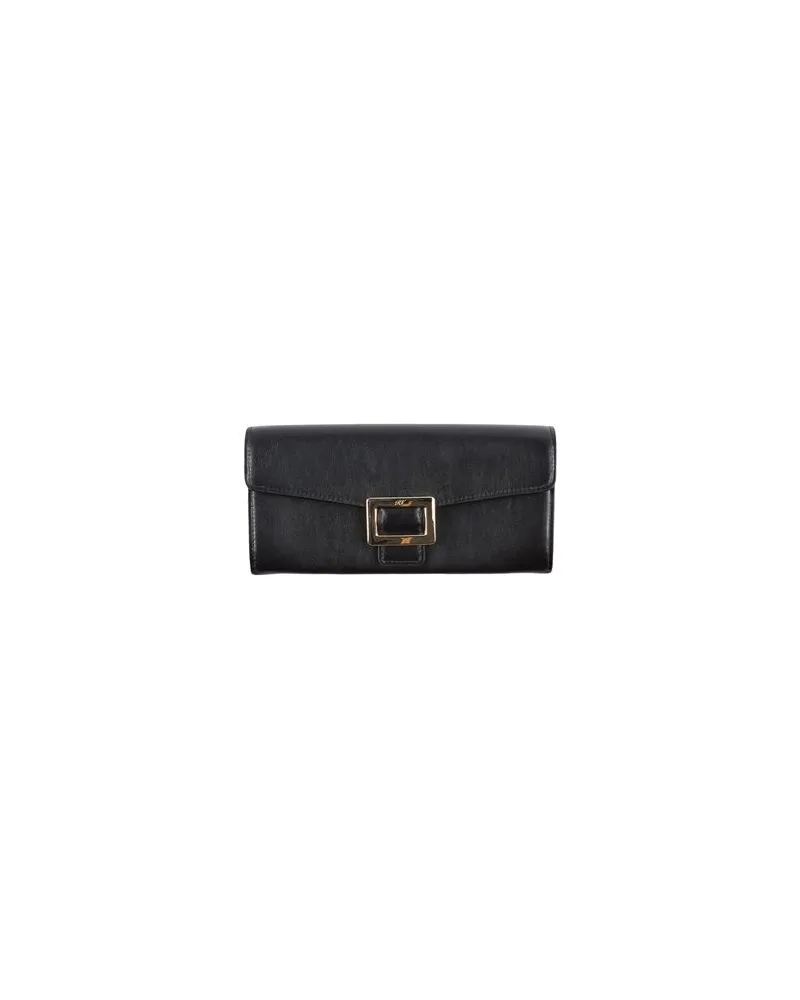Roger Vivier Kleinlederwaren - Brieftaschenauf YOOX.COM Schwarz