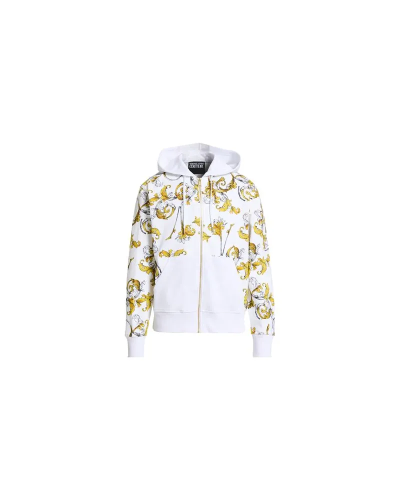 Versace Jeans TOPS - Sweatshirtsauf YOOX.COM Weiß