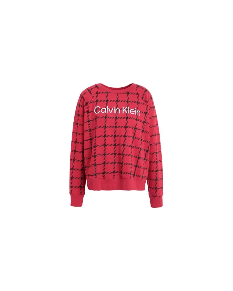 Calvin Klein LONG SLEEVE SWEATSHIRT - TOPS - Sweatshirtsauf YOOX.COM Rot