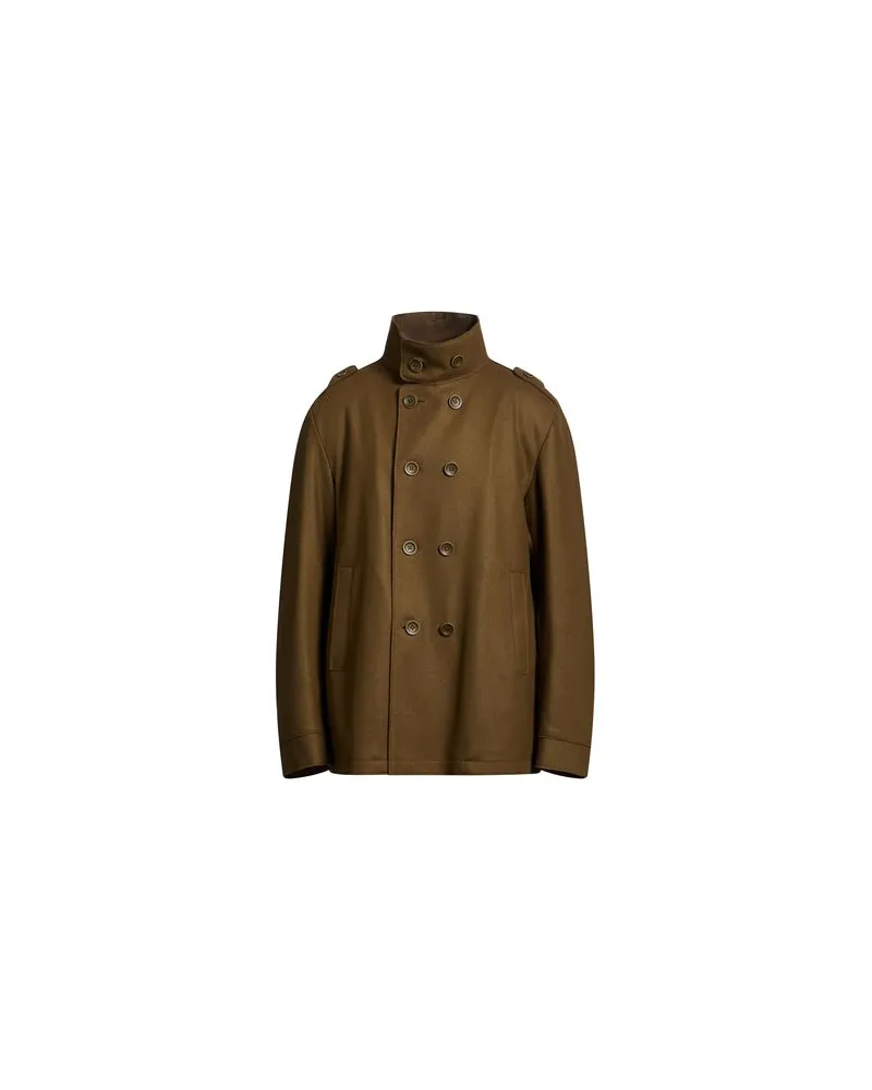 Herno JACKEN & MÄNTEL - Mäntelauf YOOX.COM Militärgrün