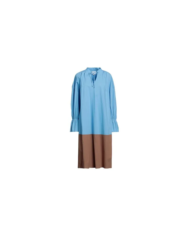 Second Female KLEIDER - Midi-Kleiderauf YOOX.COM Hellblau