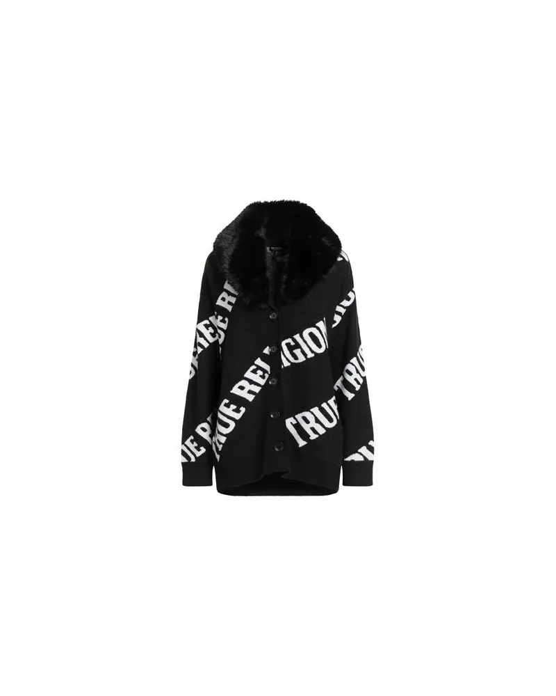 True Religion STRICKWAREN - Strickjackenauf YOOX.COM Schwarz