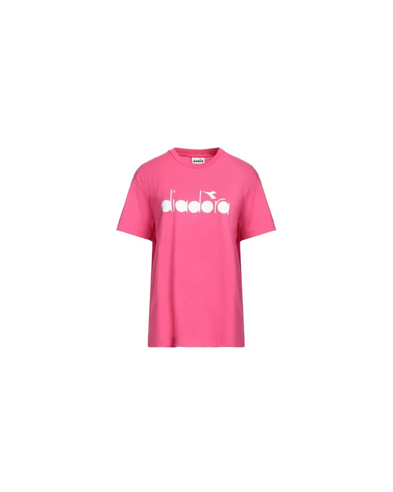 Diadora TOPS - T-shirtsauf YOOX.COM Fuchsia