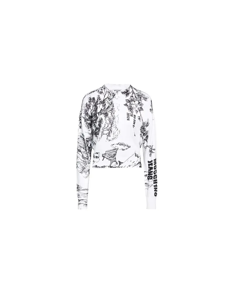 Moschino STRICKWAREN - Pulloverauf YOOX.COM Weiß