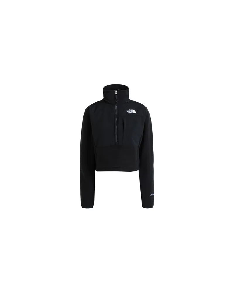 The North Face W DENALI CROP  - TOPS - Sweatshirtsauf YOOX.COM Schwarz