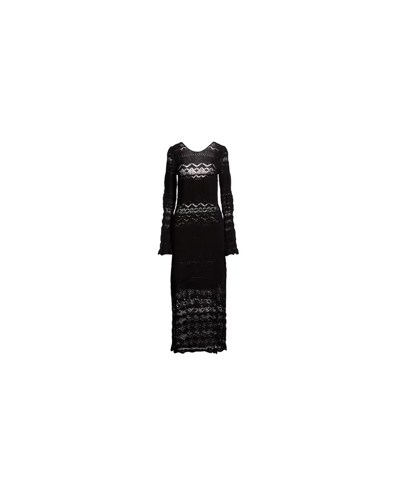 Maje KLEIDER - Maxi-Kleiderauf YOOX.COM Schwarz