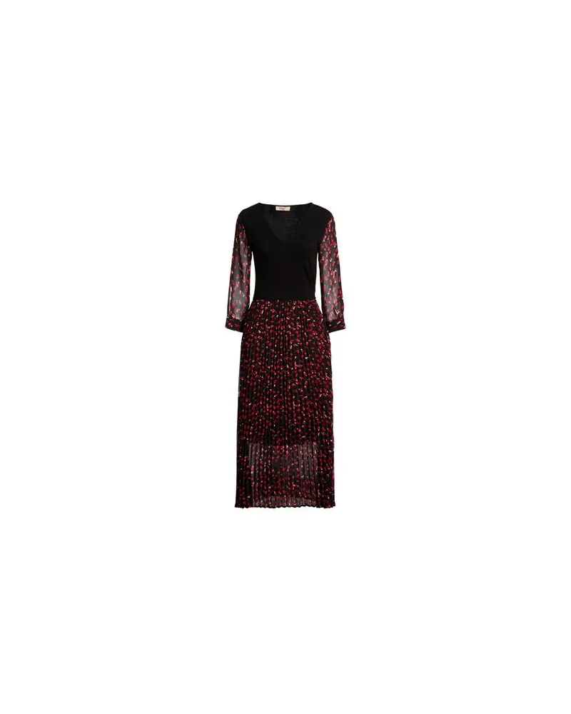Twin-Set KLEIDER - Midi-Kleiderauf YOOX.COM Schwarz