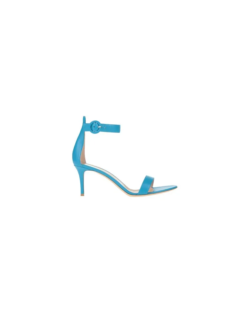 Gianvito Rossi SCHUHE - Sandalenauf YOOX.COM Azurblau