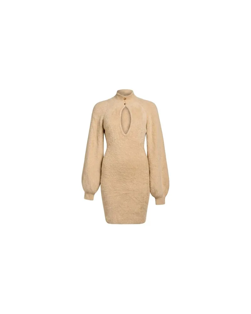 Elisabetta Franchi KLEIDER - Mini-Kleiderauf YOOX.COM Beige