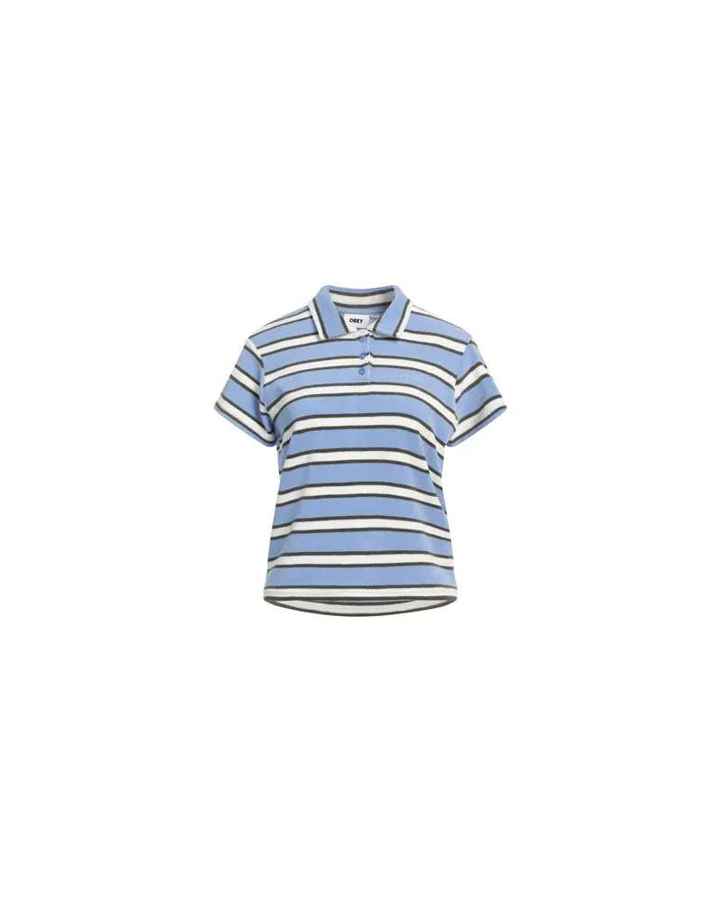 Obey TOPS - Poloshirtsauf YOOX.COM Hellblau
