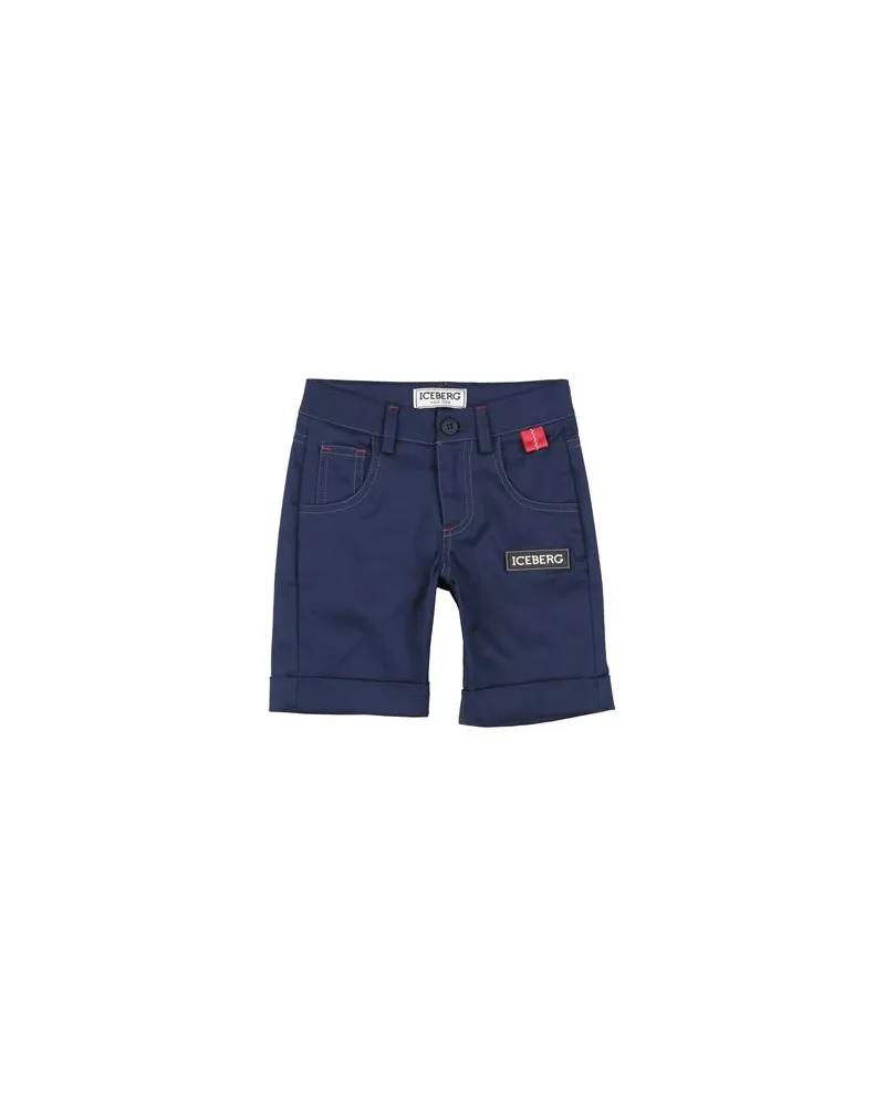 Iceberg HOSEN & RÖCKE - Shorts & Bermudashortsauf YOOX.COM Nachtblau