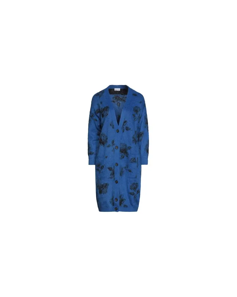RED Valentino STRICKWAREN - Strickjackenauf YOOX.COM Blau