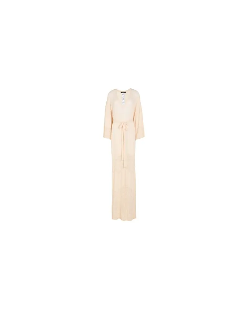 Twin-Set KLEIDER - Maxi-Kleiderauf YOOX.COM Beige