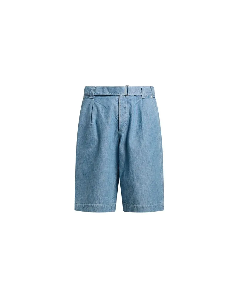 Kenzo HOSEN & RÖCKE - Jeansshortsauf YOOX.COM Blau