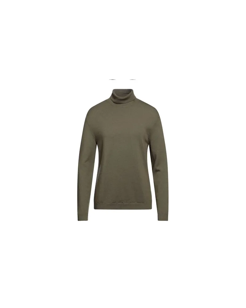 Massimo Alba STRICKWAREN - Rollkragenpulloverauf YOOX.COM Militärgrün