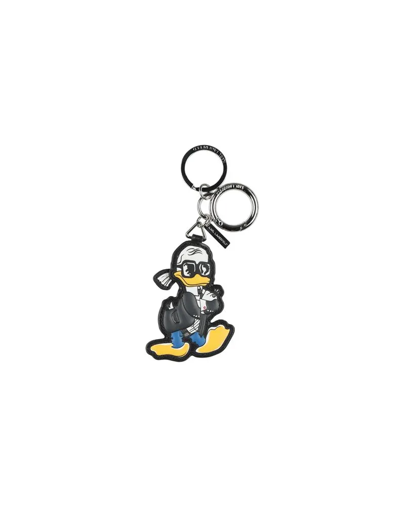 Karl Lagerfeld DISNEY X   - Kleinlederwaren - Schlüsselanhängerauf YOOX.COM Schwarz