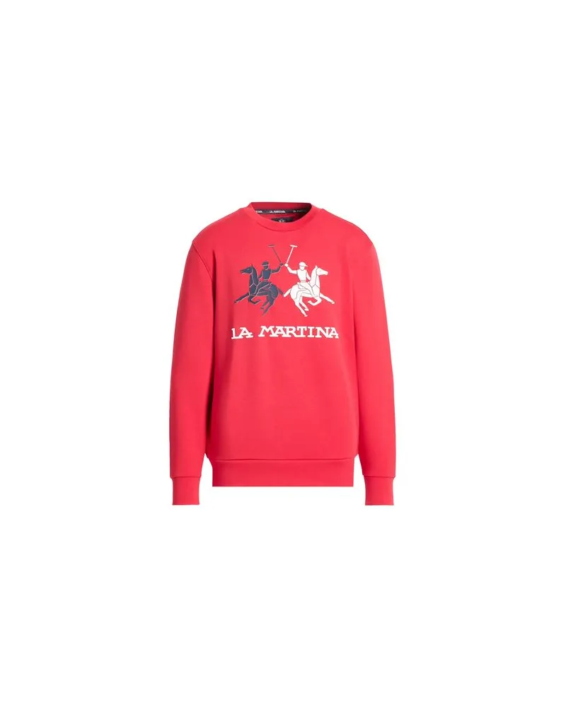 La Martina TOPS - Sweatshirtsauf YOOX.COM Rot