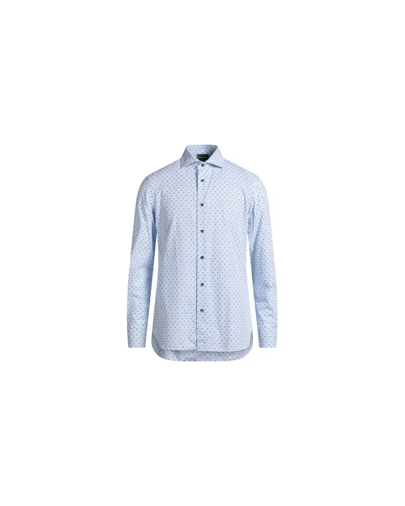 Emporio Armani TOPS - Hemdenauf YOOX.COM Himmelblau