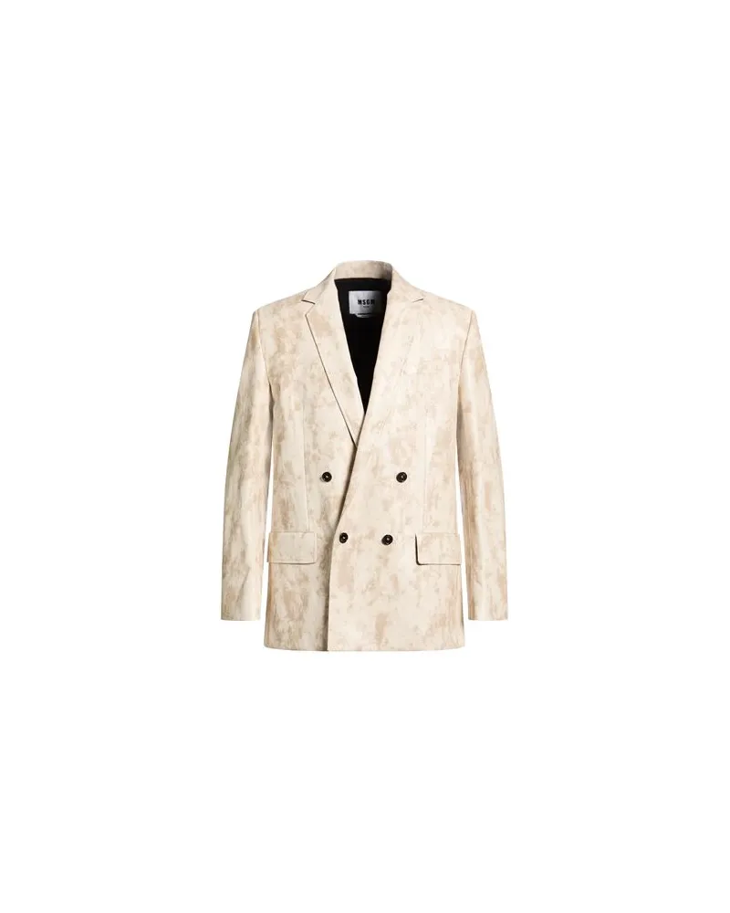 MSGM ANZÜGE und CO-ORDS - Blazersauf YOOX.COM Cremeweiß