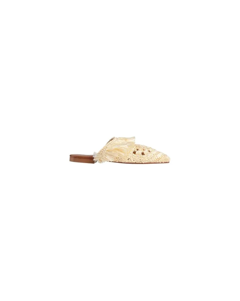 DE SIENA SCHUHE - Mules & Clogsauf YOOX.COM Pastellgelb