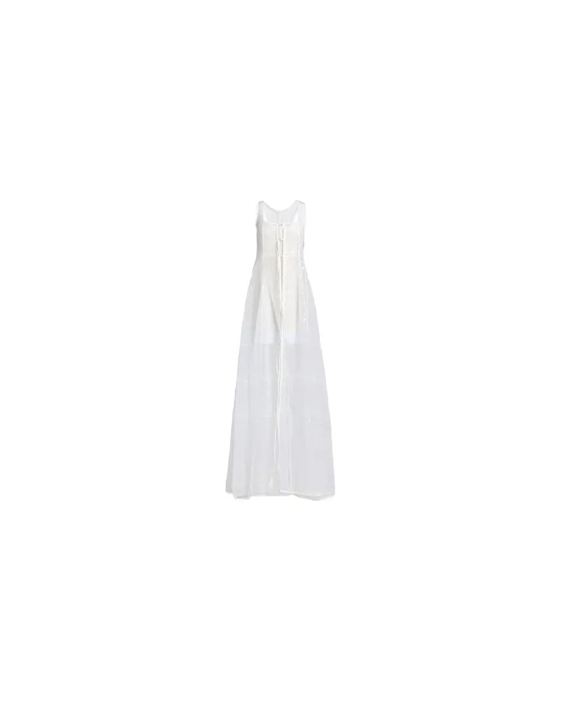 Jacquemus KLEIDER - Maxi-Kleiderauf YOOX.COM Weiß