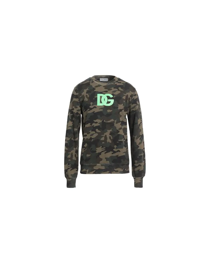 Dolce & Gabbana TOPS - Sweatshirtsauf YOOX.COM Militärgrün